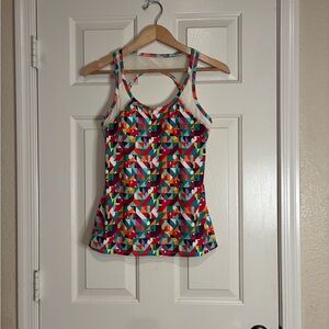 Fabletics Colorful Geometric Athletic Tank